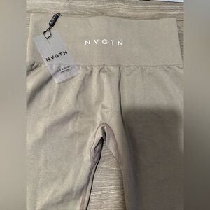 NVGTN Contour Seamless Leggings Size Small Brown High Rise Gym Yoga NWT